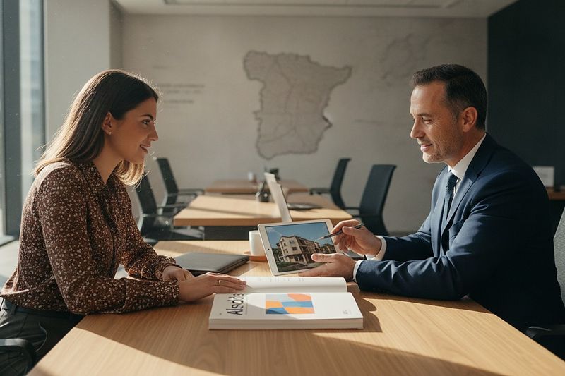 Asesoramiento en una oficina de Banco Santander (imagen ilustrativa)